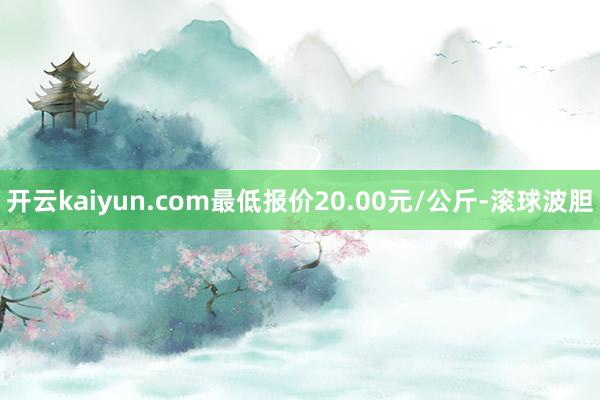 开云kaiyun.com最低报价20.00元/公斤-滚球波胆