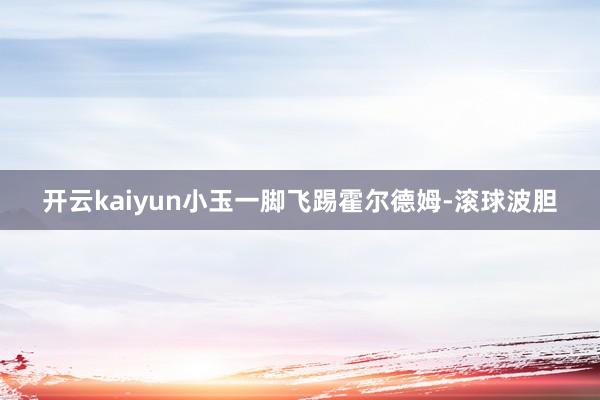 开云kaiyun小玉一脚飞踢霍尔德姆-滚球波胆