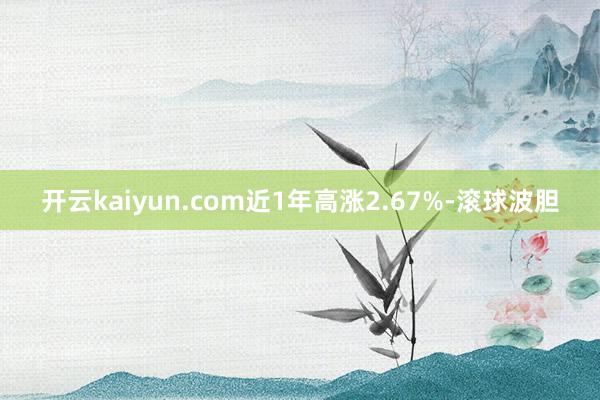 开云kaiyun.com近1年高涨2.67%-滚球波胆